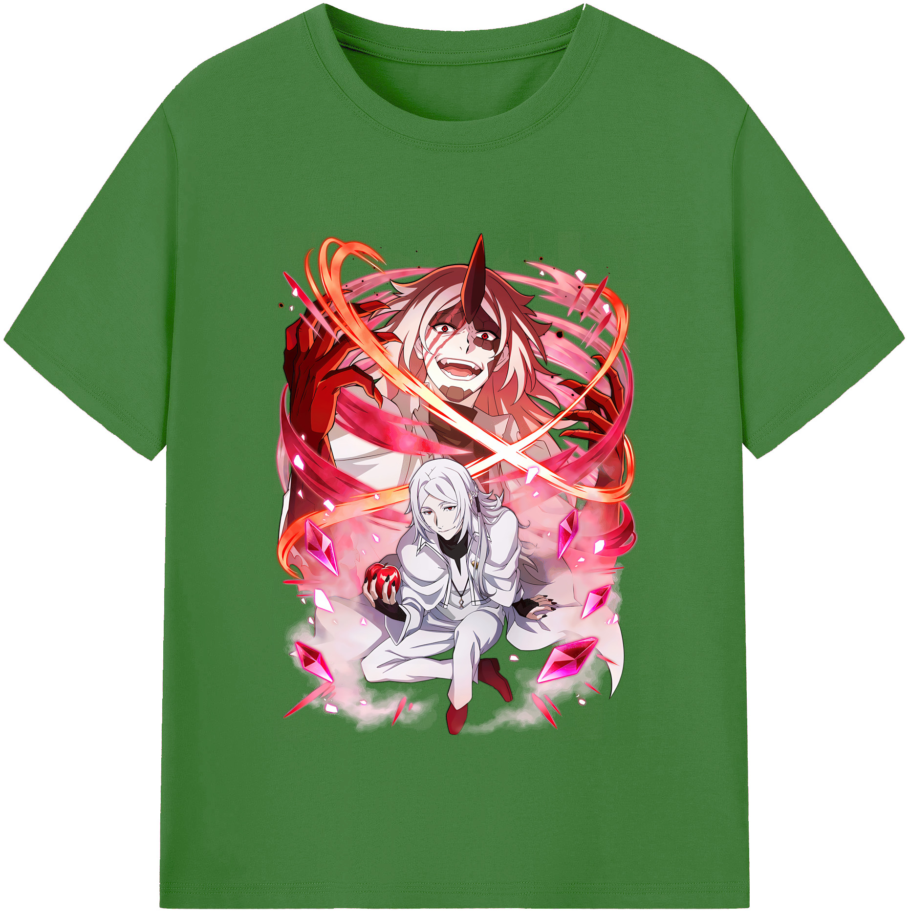 （画像用） 文豪ストレイドッグス Bungo Stray Dogs レディースカジュアルプリントTシャツ（綿100％）